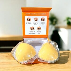 New Double-Sided Sticky Bra Inserts, Invisible Push Up Bra Pads for Instant Lift